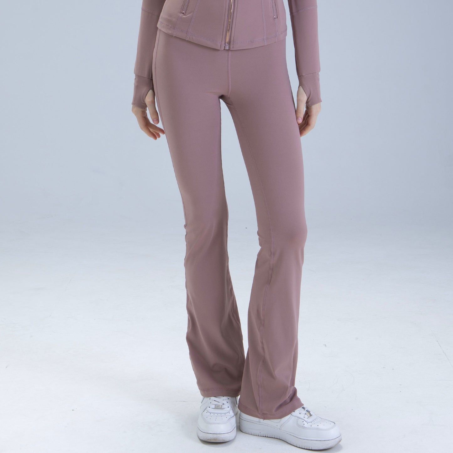 Antibacterial High Waist Hip Lift Yoga Pants Women's Casual Fitness Wide-leg Pants