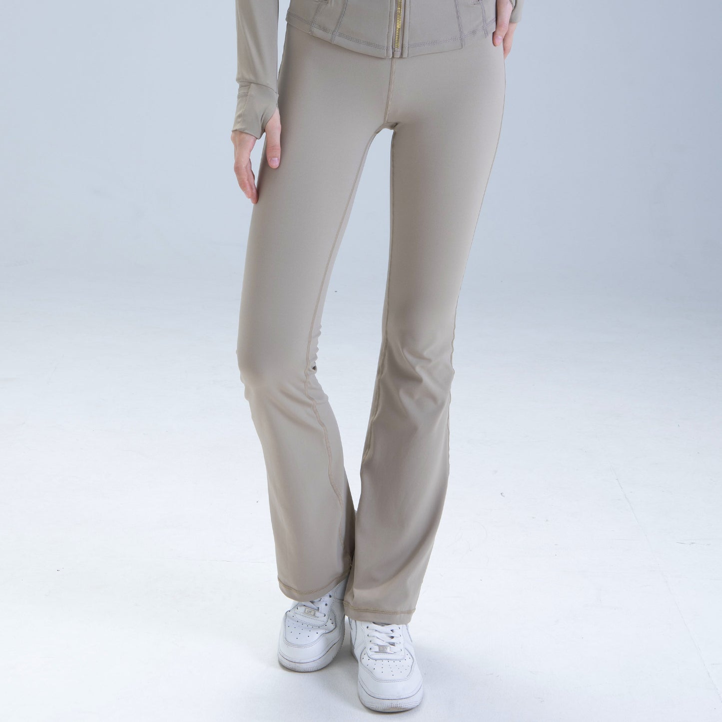 Antibacterial High Waist Hip Lift Yoga Pants Women's Casual Fitness Wide-leg Pants