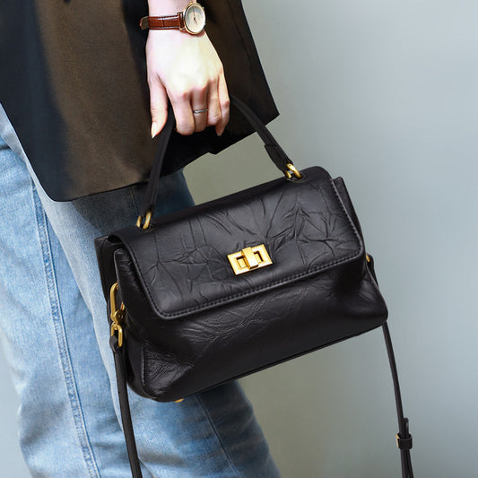 Crossbody Women's Bag Genuine Leather Large Capacity